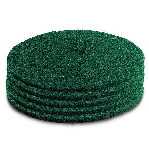 Karcher Medium Hard Green Floor Pads 430mm - Box 5 | 6.369-472.0